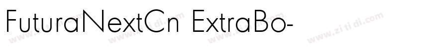 FuturaNextCn ExtraBo字体转换
